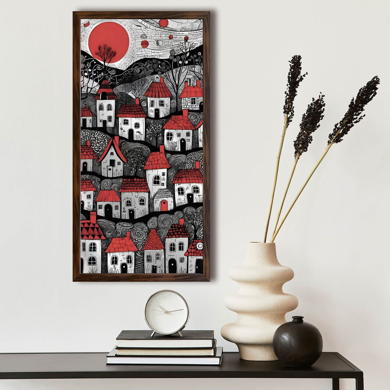 Tablou decorativ, Ahsalct-020, Cadru: 100% PVC (Grosime: 2 cm), Multicolor — imaginea 2