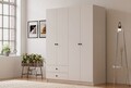 Dulap pentru haine, Rabi, Rb-067, 120x180x45 cm, Alb mat