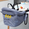 Scaun pentru bebelusi atasabil la masa, U-Grow, 39.5x38x31.5 cm, poliester/metal, gri