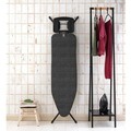 Masa de calcat, Brabantia B, Denim Black, 124x38 cm, 7 pozitii de reglare, otel/bumbac