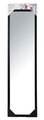 Oglinda suspendabila pe usa, Wenko, Arcadia, 30 x 120 cm, sticla/plastic, negru