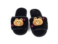 Papuci de casa dama Funky Steps, Elizabeth Black, marimea 37-38