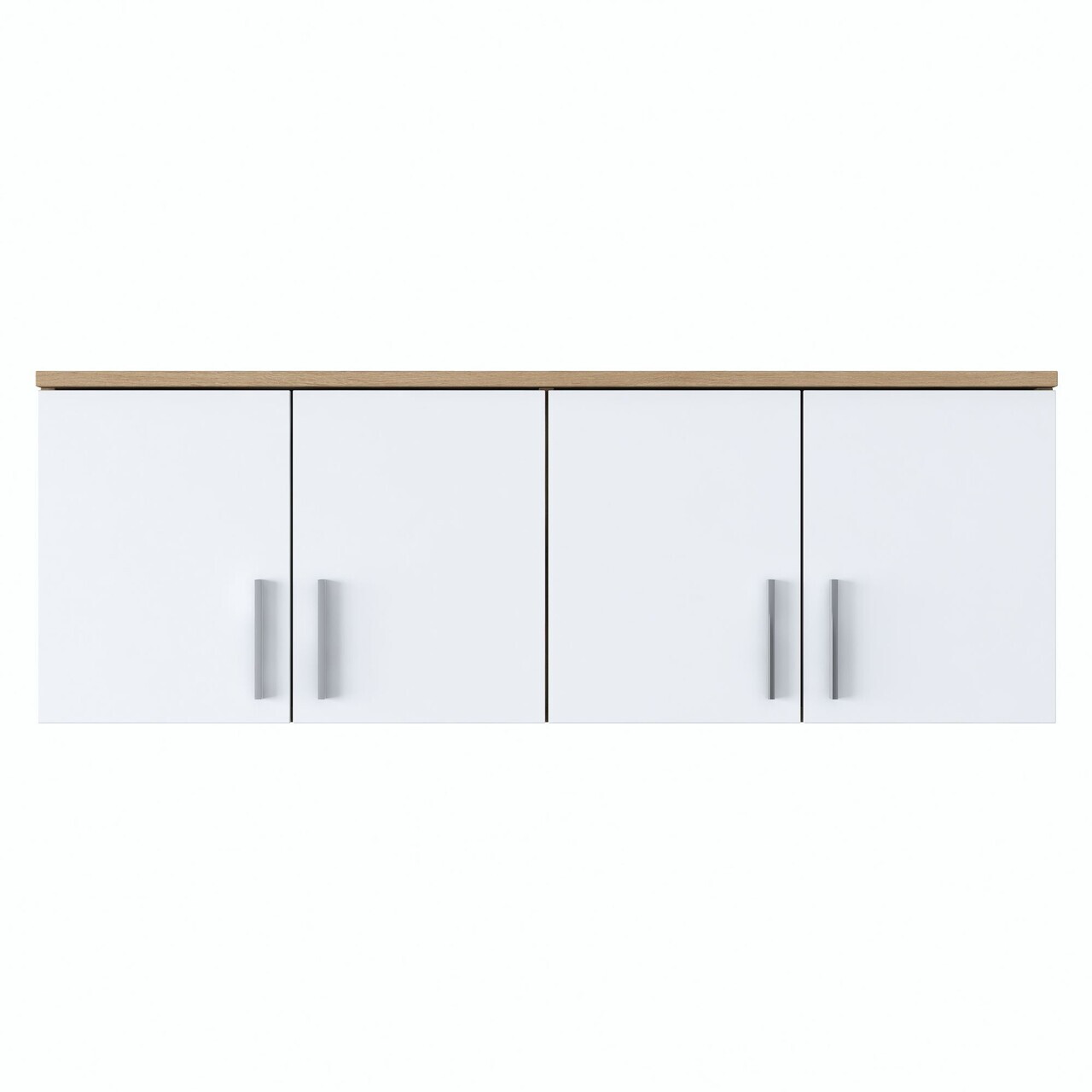 Dulap de perete, Hanah Home, EA150, 120x41.4x37.5 cm, PAL melaminat, Nuc/Alb - view 8