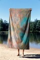 Prosop de plaja, Astacura, Pasa Da Rust 90, 90x150 cm, 70% poliester/30% poliamida, Multicolor