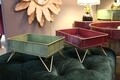 Cutie decorativa Glam, Mauro Ferretti, 28 x 18.5 x 14.5 cm, fier, verde