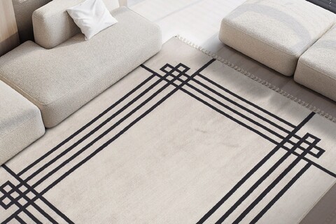 Covor, 53096 Amour, 157x230 cm, Poliester, Crem