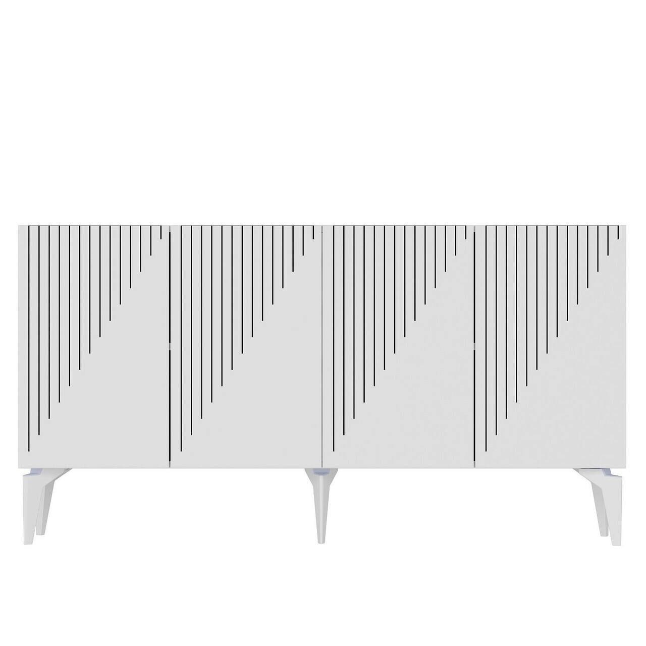 Consola, Hanah Home, Batum 150, 150x79x32 cm, Alb — imaginea 3