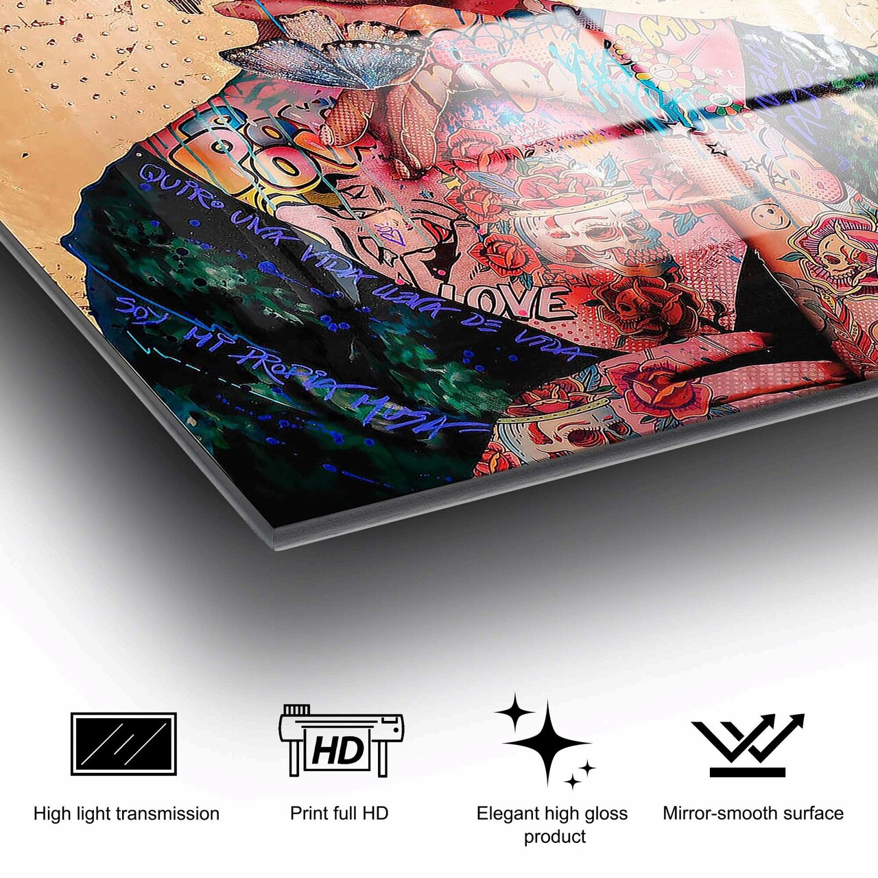 Tablou decorativ, UV-722 70 x 100, 70 x 100 cm, Multicolor - view 9