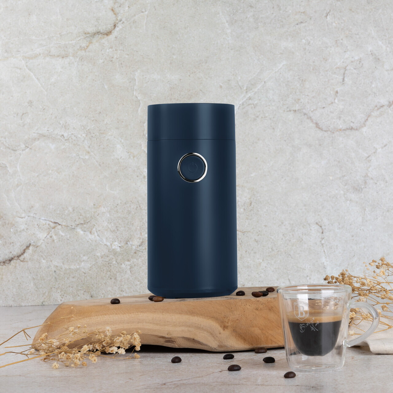 Rasnita electrica de cafea Berlinger Haus, Deep Sea, 150W, inox, albastru mat - imagine 2