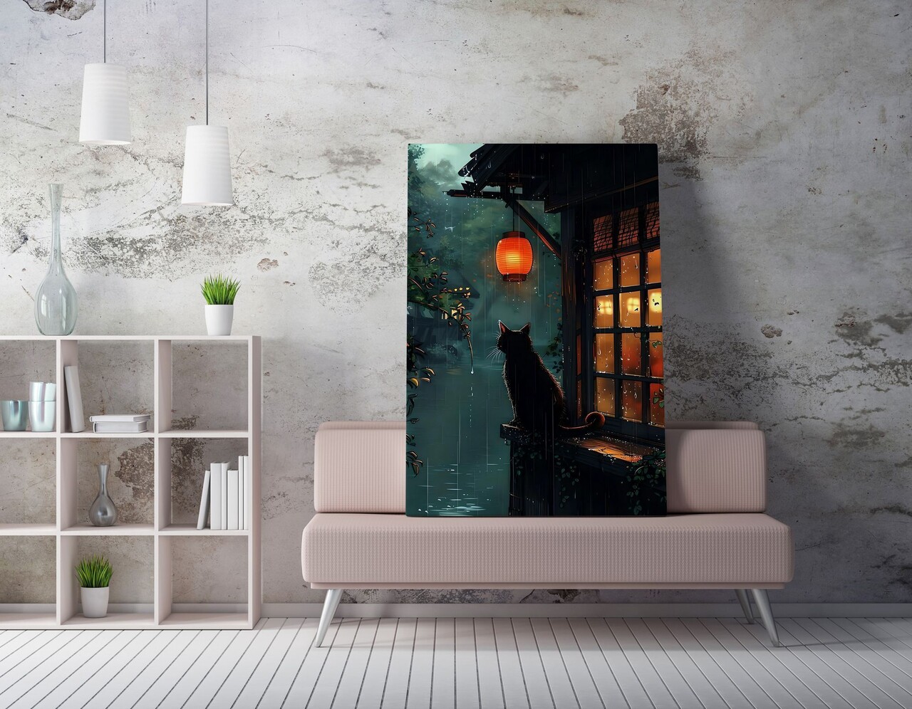 Tablou decorativ, WY419 (50 x 70), Canvas imprimat, Multicolor - view 2