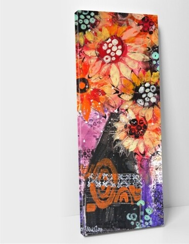Tablou decorativ baziotes, modacanvas, 30x90 cm, canvas, multicolor