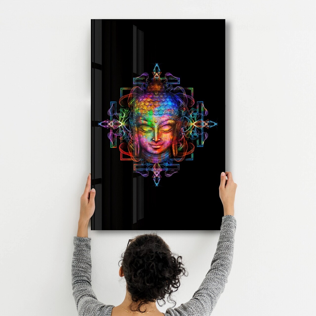 Tablou decorativ, CAM-3003, Dimensiuni: 46 x 72 cm, Multicolor — imaginea 2
