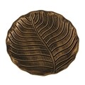 Platou decorativ / decoratiune pentru centrul mesei Copper Leaf, Versa, 40 x 3 cm, MDF