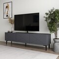 Comoda TV, Odessa, Felix, 160x44 cm, PAL, Antracit