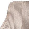 Scaun Satori Faso, Homla, 59x57x84 cm, MDF/metal/catifea din poliester, bej
