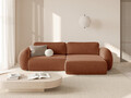 Coltar extensibil reversibil 4 locuri, Tonale, Cosmopolitan Design, 262x149x88 cm, tesatura chenille, caramiziu