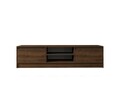 Comoda TV, Puqa Design, Olça, 180x45x40 cm, PAL, Nuc / Antracit