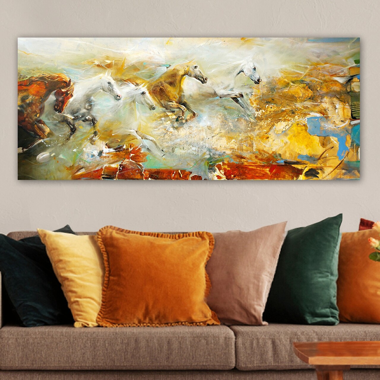 Tablou decorativ YTY1031399096841_50120 Cadru: 100% LEMN (grosime: 3 cm) Multicolor