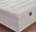 Husa protectie de pat dublu, 180x200 cm, 100% bumbac, Beverly Hills Polo Club, White