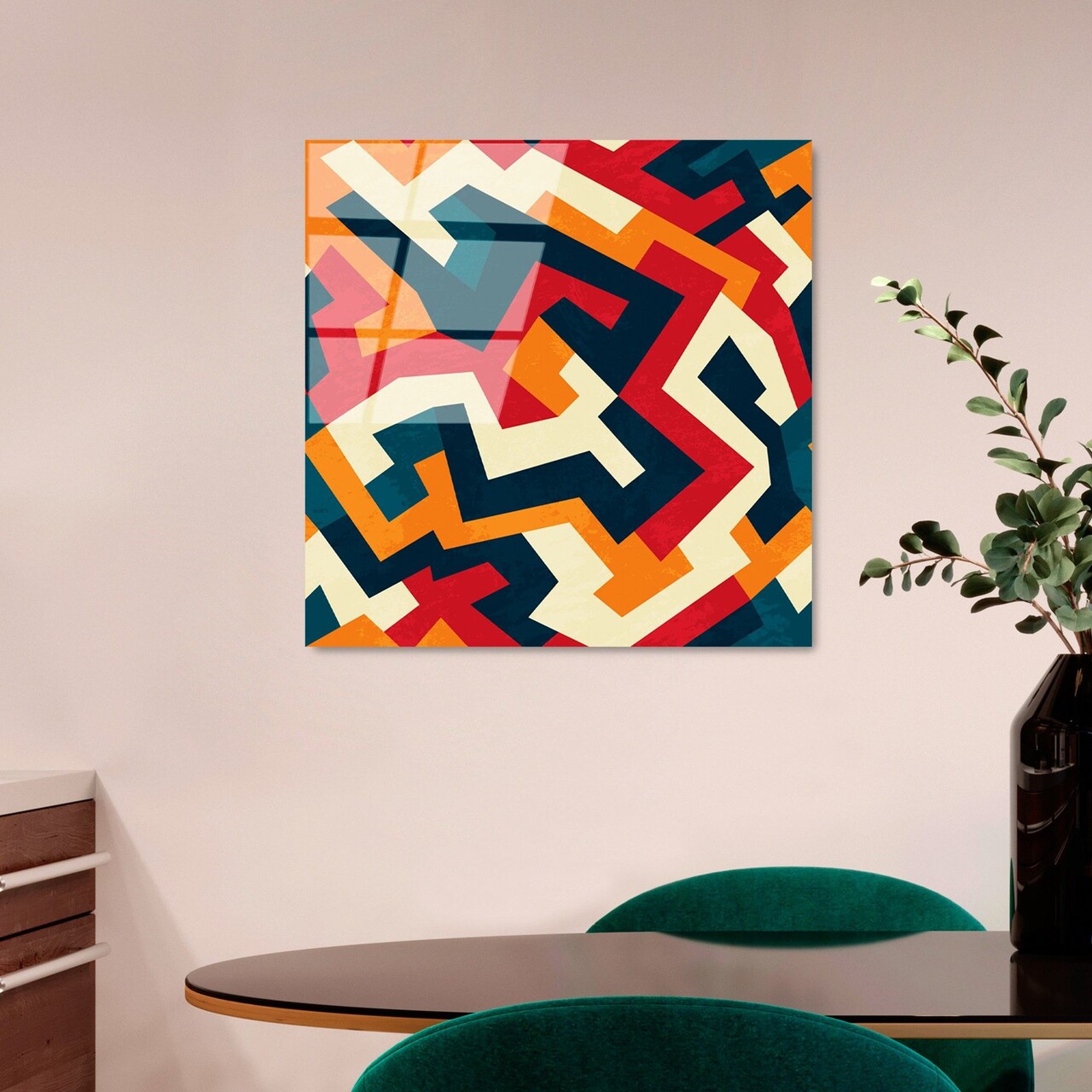 Tablou decorativ, UV-821, Dimensiune: 50 x 50 cm, Multicolor - view 3