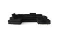 Coltar extensibil stanga 6 locuri ELTAP, Rod-61, Rodrigo, 345x202x90 cm, lemn/poliester, negru