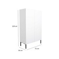 Dulap multifunctional, Adore, Shc-820-Dd-1, Alb