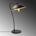 Lampa de masa, Fulgor, 942FLG1819, Metal, Negru