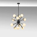 Lustra, Fulgor, 942FLG1270, Metal, Negru