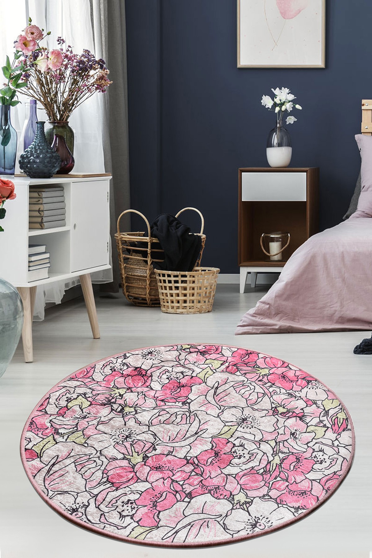Covor, Rosa, Multicolor