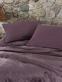 Lenjerie de pat dubla, Flossy - Plum, Cotton Box, Policoton