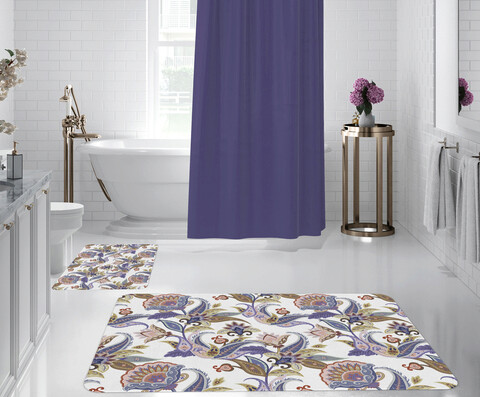 Set 2 covorase de baie, Oyo Concept, 158SET, 40×60 cm / 60×90 cm, poliester, multicolor 158SET
