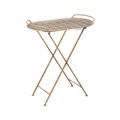 Masuta Antique, InArt, 63x37x72 cm, metal, auriu