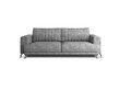 Canapea extensibila 4 locuri ELTAP, SO-ELI-04LE, Elise, 250x95x90 cm, lemn/poliester, gri