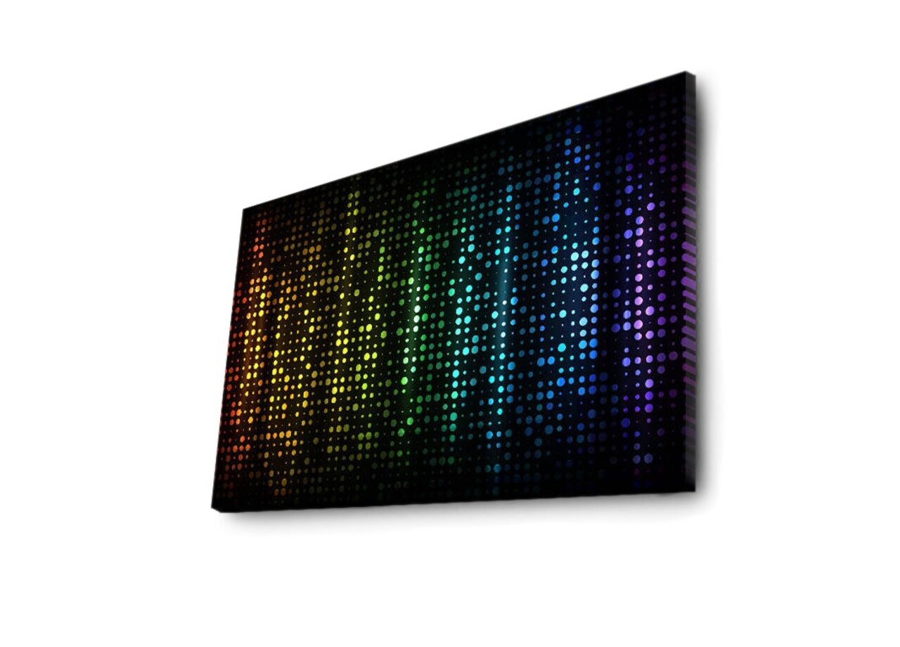 Tablou decorativ cu lumina LED, 4570İACT-37, Dimensiune: 45 x 70 cm, Multicolor - view 5