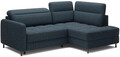 Coltar extensibil dreapta 3 locuri ELTAP, RT-40MAN, Barea, 208x160x100 cm, lemn/poliester, albastru inchis