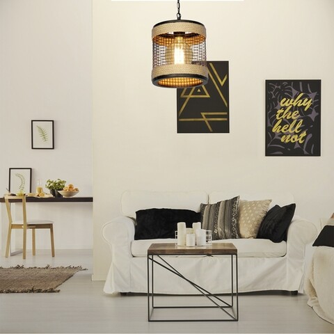 Lustra siyah, mdl.3855, squid lighting, 18x52x19,5 cm, 20w, negru