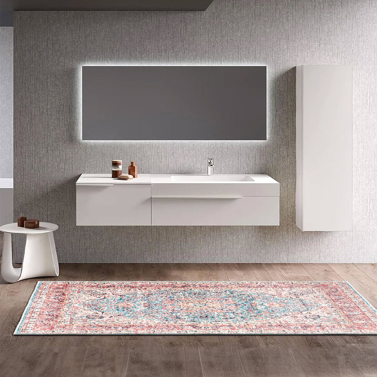 Covor (160 x 230), Kece-Fr07, 160x230 cm, Roz - view 2