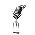 Decoratiune, Flowerpot, 20x37 cm, Metal, Negru