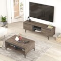 Mobilier living, Locelso, AR12, pal melaminat, nuc/antracit
