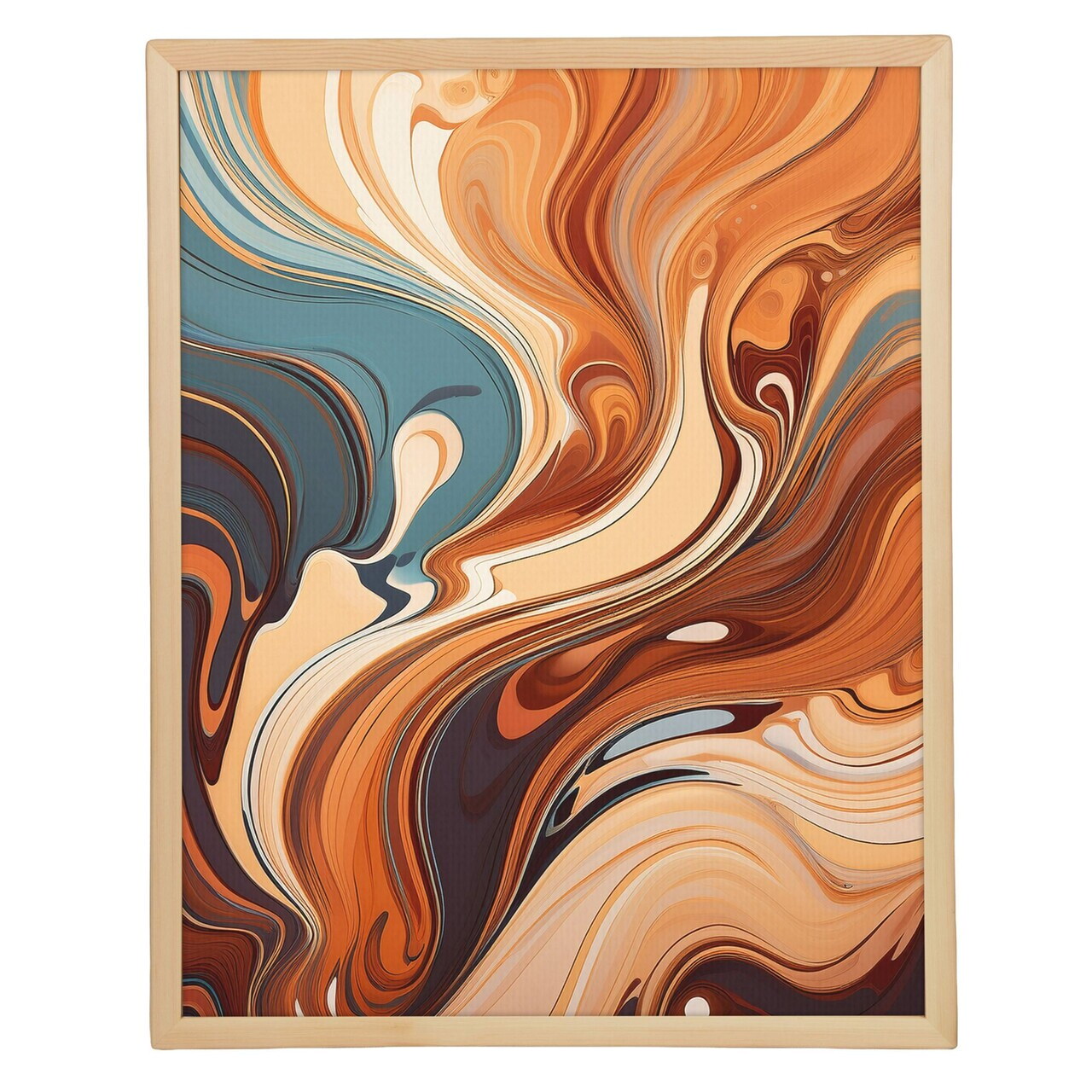 Tablou decorativ, Cc-D-Ah-1019 70 x 95, Canvas, Cadru: 100% LEMN (Grosime: 18 mm), Multicolor - view 2