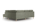 Coltar dreapta 4 locuri, Eden, Micadoni, 267x234x90 cm, tesatura structurata, verde muschi melanj