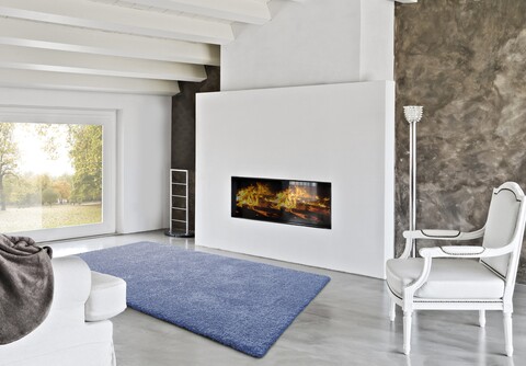 Covor, Catay Blue, 57 x 110 cm, 100% polipropilena, albastru