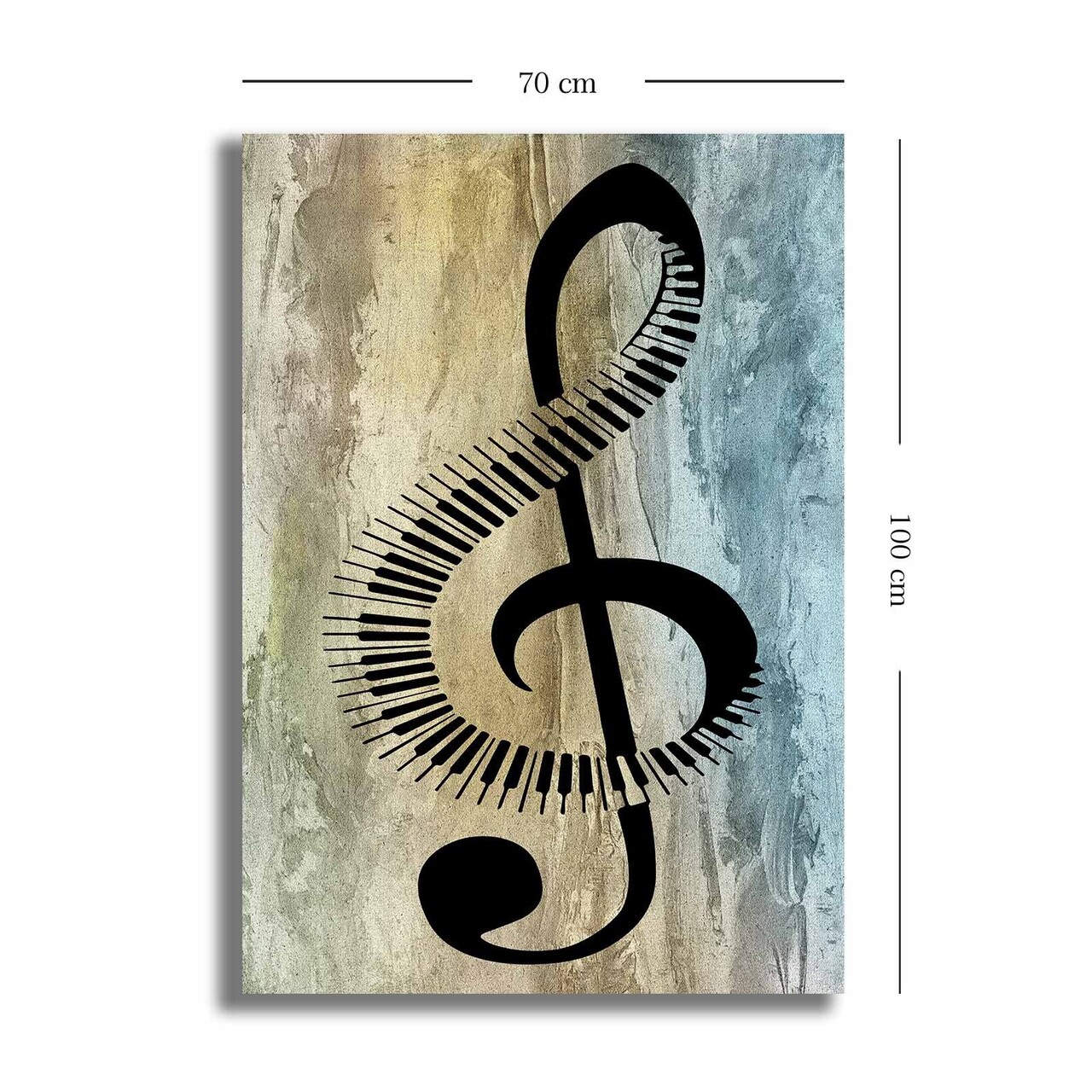 Tablou decorativ, 701002021C-002, Lemn, Multicolor - view 3