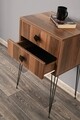 Masuta pentru living Melinos, Kalune Design, 45x35x70 cm, natural
