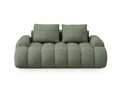 Canapea 2 locuri, Linz, Cosmopolitan Design, 175x100x84 cm, tesatura structurata, verde oliv inchis