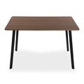 Masa Klaudia, Versa, 120 x 80 x 75 cm, MDF/lemn, maro