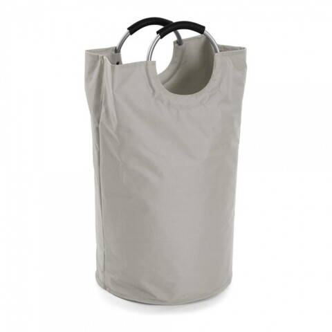 Cos pentru rufe pliabil, Alia, Versa, 38 x 38 x 70 cm, polistiren, gri deschis