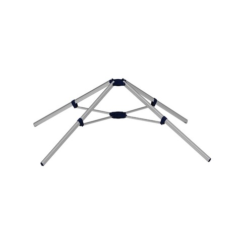 Suport universal pentru uscator rufe garden holder, gimi, 115 x 115 x 43.5 cm, aluminiu, argintiu
