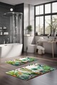 Set covorase de baie, Cartwright, CT-5389, Poliester, Multicolor
