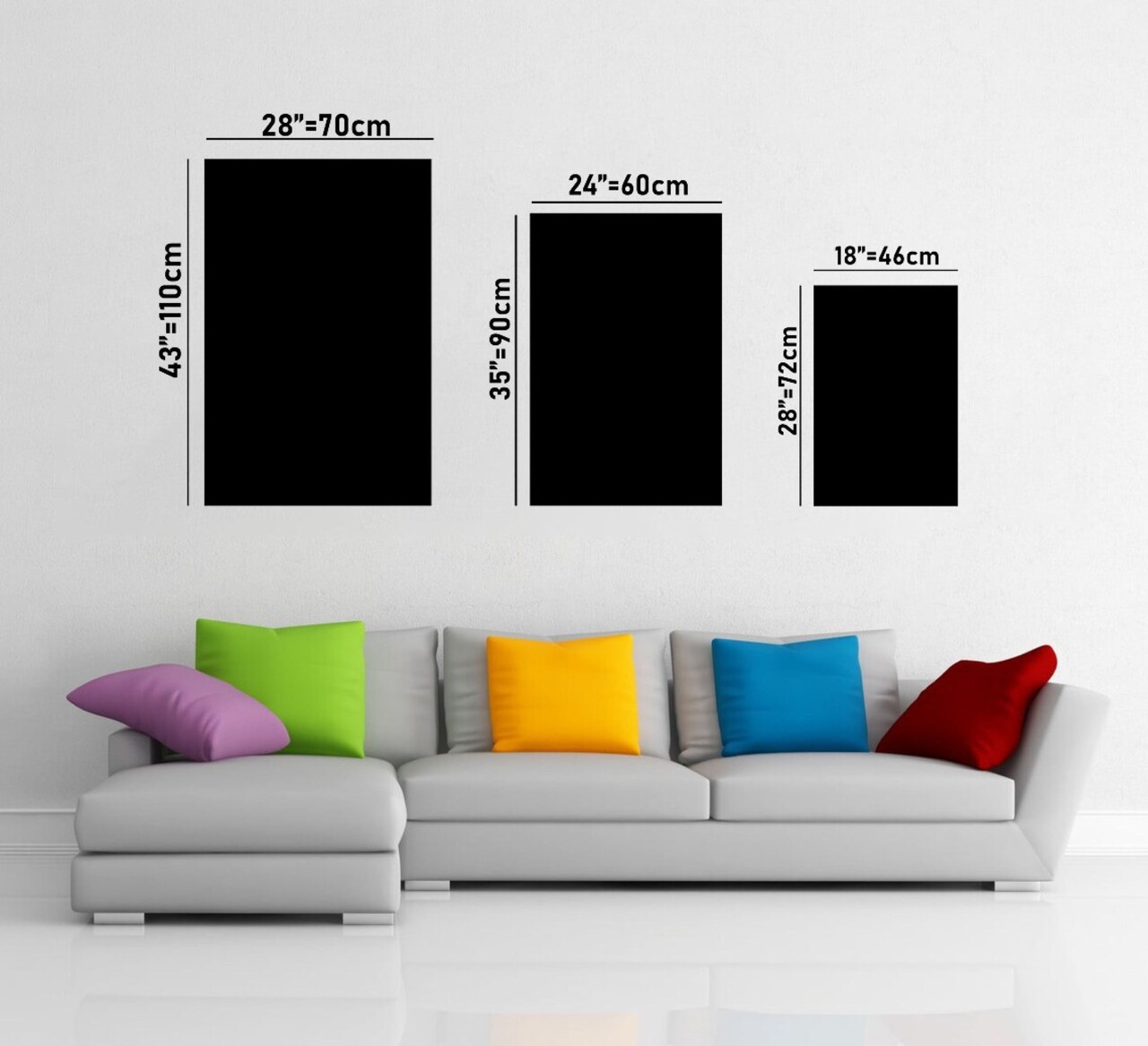Tablou decorativ, 0539, Dimensiuni: 46 x 72 cm, Multicolor - view 4
